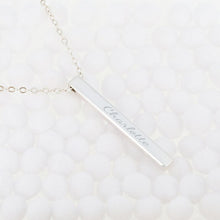 Load image into Gallery viewer, Personalized Bar Necklace