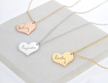 Load image into Gallery viewer, Personalized Heart Necklace