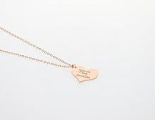Load image into Gallery viewer, Personalized Heart Necklace