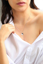 Load image into Gallery viewer, Dainty Initial Disc Necklace, Personalized Gift