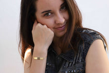 Load image into Gallery viewer, Rose gold Custom Bar Bracelet Personalized Bracelet For Women