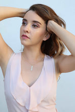 Load image into Gallery viewer, Personalized Vertical Bar Necklace