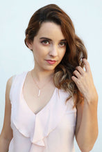 Load image into Gallery viewer, Personalized Vertical Bar Necklace