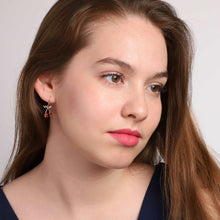 Load image into Gallery viewer, Gold Cherry Earrings