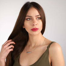 Load image into Gallery viewer, Custom Bar Name Necklace for Women, Personalized Bar Necklace