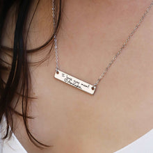 Load image into Gallery viewer, Silver Handwriting Necklace