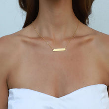 Load image into Gallery viewer, Personalized Bar Name Necklace