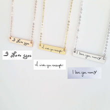 Load image into Gallery viewer, Actual Handwriting Necklace