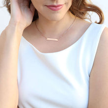 Load image into Gallery viewer, Personalized Bar Name Necklace