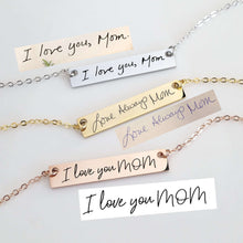 Load image into Gallery viewer, Actual Handwriting Necklace