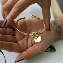 Load image into Gallery viewer, Personalized Bridesmaid Gifts, Custom Knot Bracelet