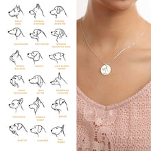 Load image into Gallery viewer, Dog portrait necklace