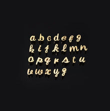 Load image into Gallery viewer, Dainty Initial Bracelet, Letter Cursive Initial Bracelet