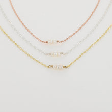 Load image into Gallery viewer, Dainty Freshwater Pearl Choker Necklace