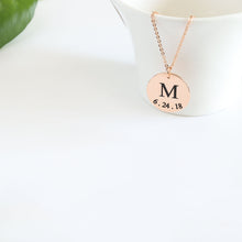 Load image into Gallery viewer, Personalized Initial Necklace, Graduation Necklace