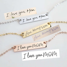 Load image into Gallery viewer, Actual Handwriting Necklace
