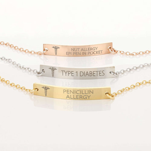 Custom Medical Alert ID Bracelet