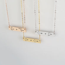 Load image into Gallery viewer, Personalized State Necklace Long Distance Relationship Gift
