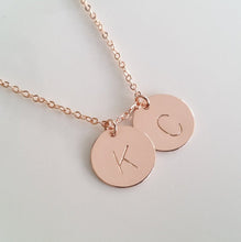 Load image into Gallery viewer, Dainty Initial Necklace
