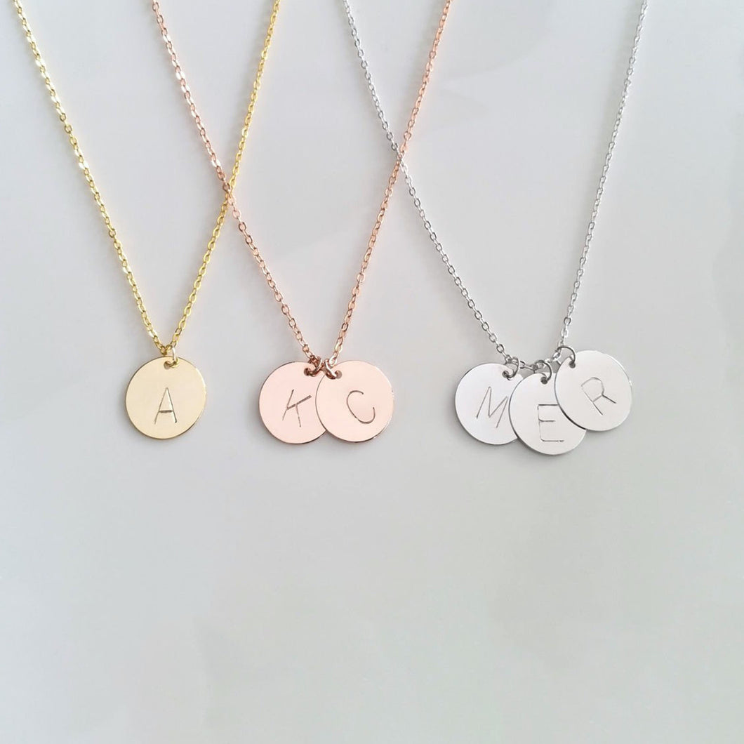 Dainty Initial Necklace