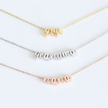 Load image into Gallery viewer, Cursive Monogram Initial Necklace
