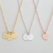 Load image into Gallery viewer, personalized coin necklace
